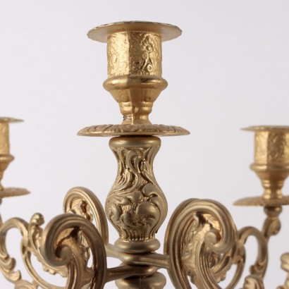 Trittico Orologio in Stile Barocchetto