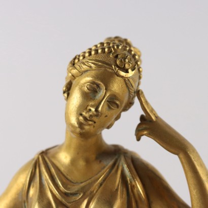 Tischuhr Bronze Frankreich XIX Jhd