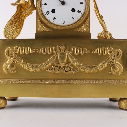 Tischuhr Bronze Frankreich XIX Jhd