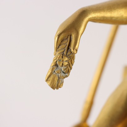 Tischuhr Bronze Frankreich XIX Jhd