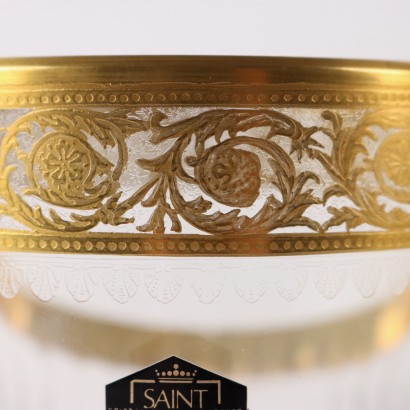 Eiskübel Thistle Gold Kristall Frankreich XX Jhd