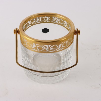 Eiskübel Thistle Gold Kristall Frankreich XX Jhd