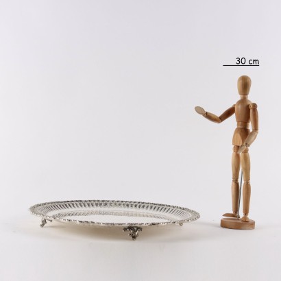 Centro de mesa de plata Dabbene Milano