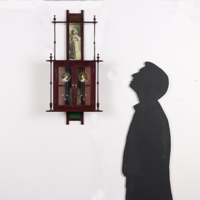 Meuble d\'Angle Art Nouveau Bois Italie XIXe-XXe Siècle