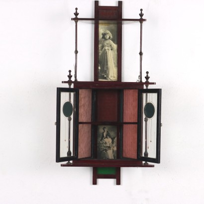 Meuble d\'Angle Art Nouveau Bois Italie XIXe-XXe Siècle