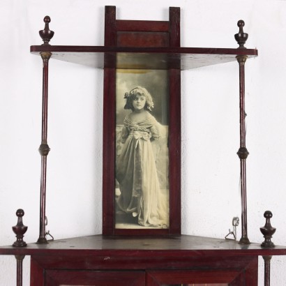 Meuble d\'Angle Art Nouveau Bois Italie XIXe-XXe Siècle