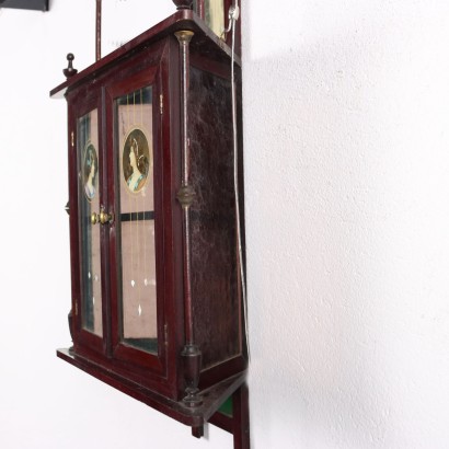 Meuble d\'Angle Art Nouveau Bois Italie XIXe-XXe Siècle