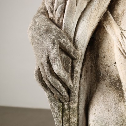 antiquariato, statue, antiquariato statue, statue antiche, statue antiche italiane, statua di antiquariato, statua neoclassico, statua del 800,Statua Femminile Allegoria Estate in Gra