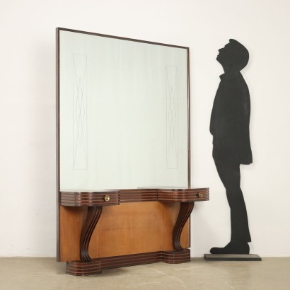 Table de Coiffeuse Hêtre Italie Années 1940