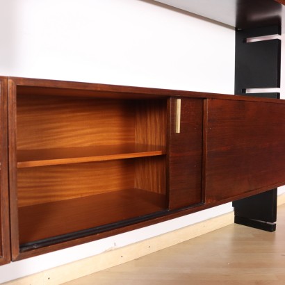 Bibliothèque Amma Extenso Bois Laqué Italie Années 1960