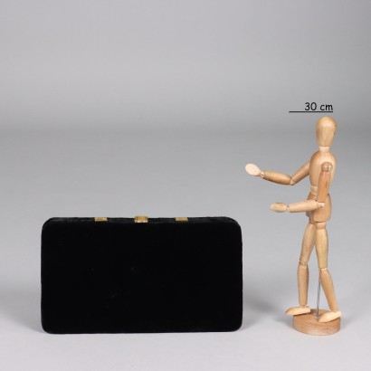 Vintage Tasche Samt Italien 1960er-1970er