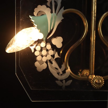 Candelabro, lámpara de los años 50