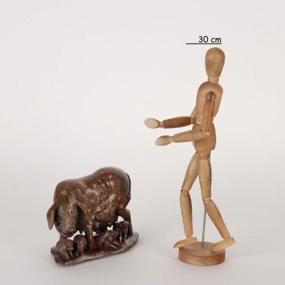 Sculpture en Stéatite Chine XXe Siècle