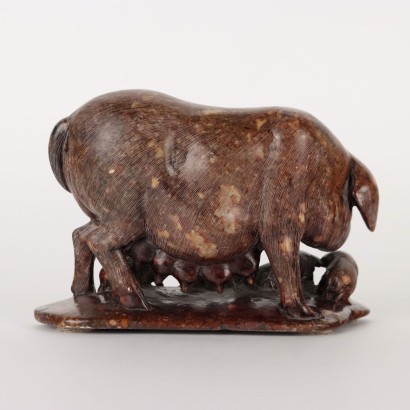 Sculpture en Stéatite Chine XXe Siècle