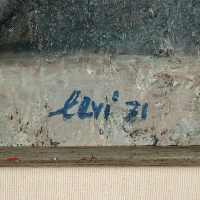 arte, arte italiana, pittura novecento italiana,Dipinto di Eugenio Levi,Rose,Eugenio Levi,Eugenio Levi,Eugenio Levi