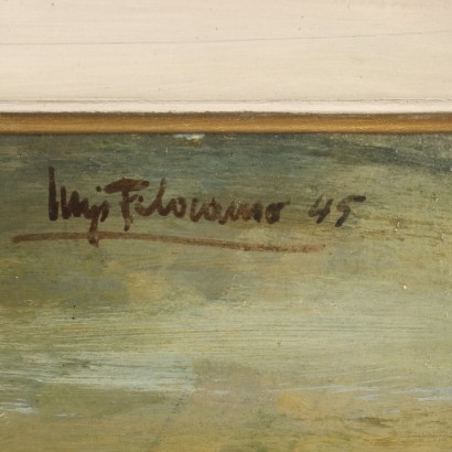 L. Filocamo Huile sur Table Italie 1945