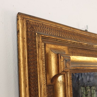 GEMÄLDE SIGNIERT BAZZARO,Gemälde von Leonardo Bazzaro,Interieur mit Figuren,Leonardo Bazzaro,Leonardo Bazzaro,Leonardo Bazzaro,Leonardo Bazzaro