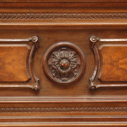 Cama de matrimonio de estilo neorrenacentista