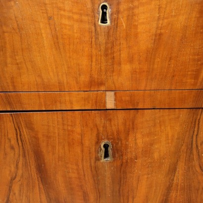 Pair of Chests of Drawers Restoration Walnut Italy XIX Century