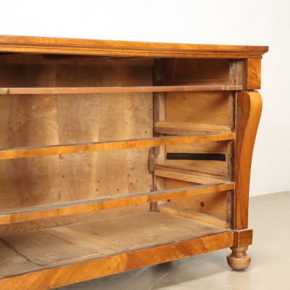 Pair of Chests of Drawers Restoration Walnut Italy XIX Century