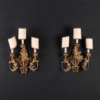 Coppia di Appliques in Stile