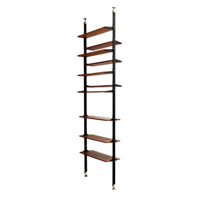Bookcase Teak Veneer Italy 1950s-1960s