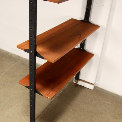 Bookcase Teak Veneer Italy 1950s-1960s