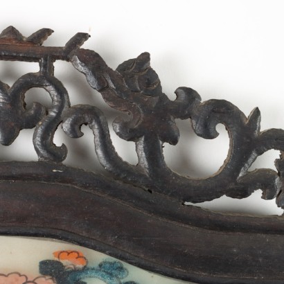 Group of Twelve Glass Panels Dip
