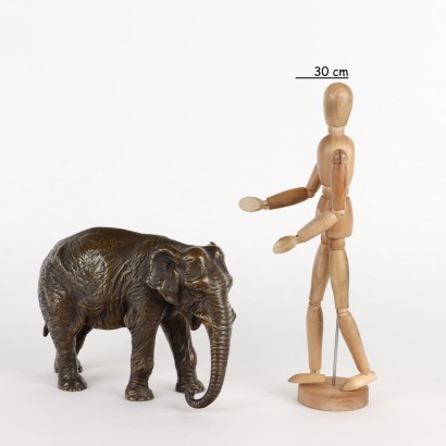 Éléphant en Bronze Europe XXe Siècle