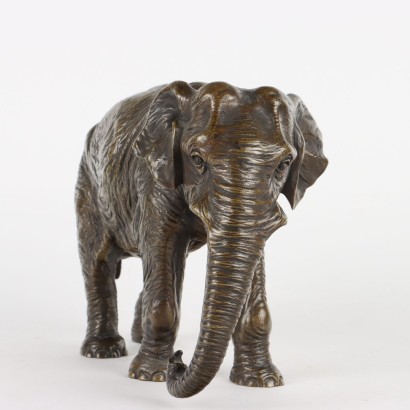 Éléphant en Bronze Europe XXe Siècle