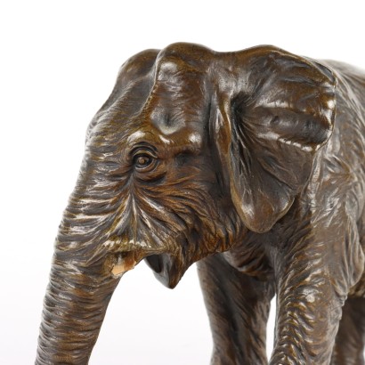 Éléphant en Bronze Europe XXe Siècle