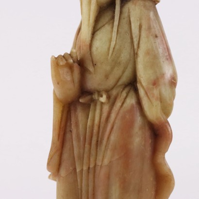 Zhang Guo Figura in Pietra Saponaria