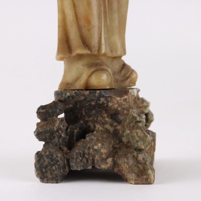 Zhang Guo Figura in Pietra Saponaria