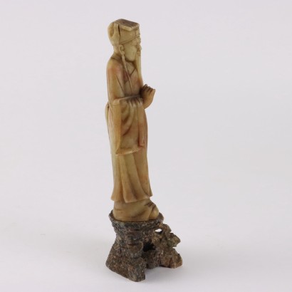 Zhang Guo Figura in Pietra Saponaria