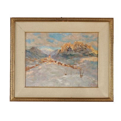 Dipinto con Scorcio Montano