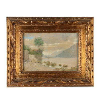 Dipinto Paesaggio di Mario Bezzola