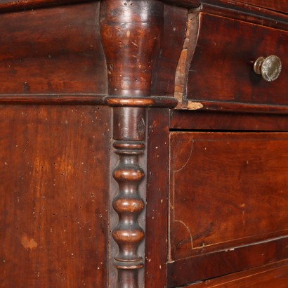 antiquariato, ribalta, antiquariato ribalte, ribalta antica, ribalta antica italiana, ribalta di antiquariato, ribalta neoclassica, ribalta del 800,Ribalta Luigi Filippo Piemonte