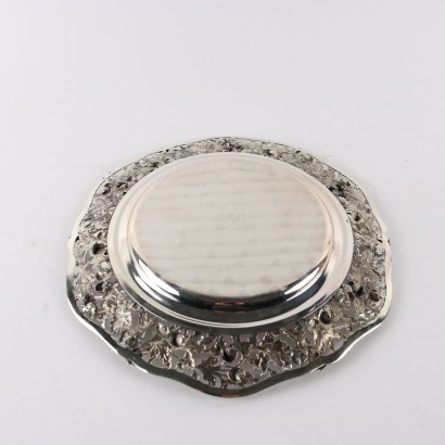 antiquariato, piatto, antiquariato piatto, piatto antico, piatto antico italiano, piatto di antiquariato, piatto neoclassico, piatto del 800,Piatto Traforato in Argento