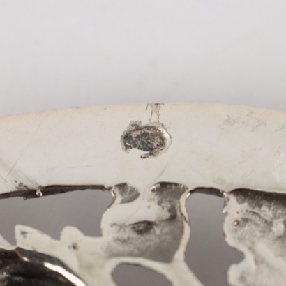 antiquariato, piatto, antiquariato piatto, piatto antico, piatto antico italiano, piatto di antiquariato, piatto neoclassico, piatto del 800,Piatto Traforato in Argento