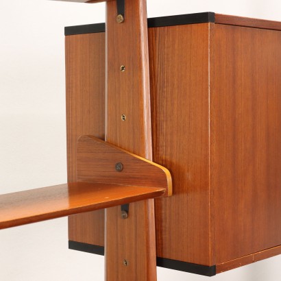 Bücherregal Teak Italien 1960er