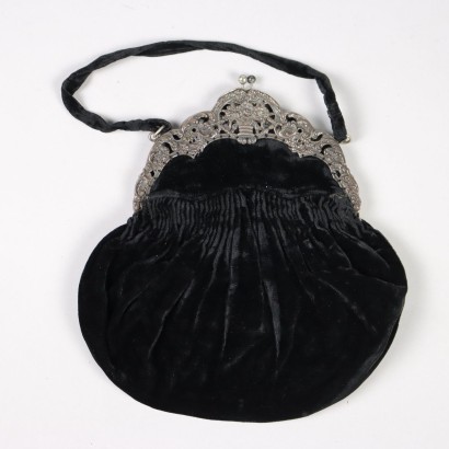 Vintage Abendtasche Samt Italien XIX-XX Jhd