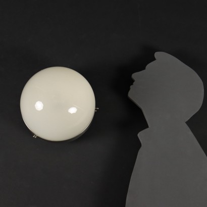 Artemide Clio Wandlampe Glas Italien 1960er