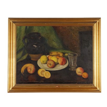 Dipinto di Leo Masinelli con Natura Morta 1935