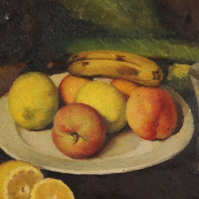 Dipinto di Leo Masinelli con Natura mo,Natura morta con frutta,Leo Masinelli,Leo Masinelli,Leo Masinelli,Leo Masinelli