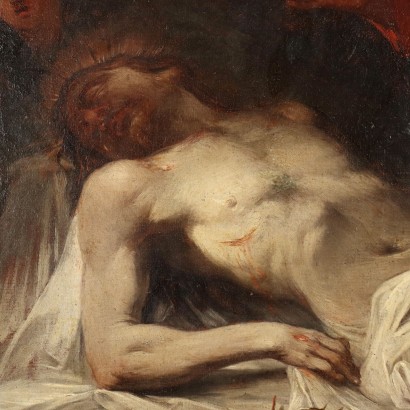 Dipinto con Compianto su Cristo Morto