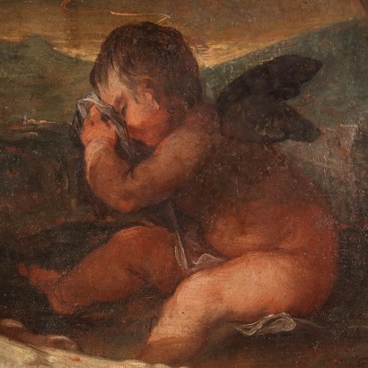 Dipinto con Compianto su Cristo Morto