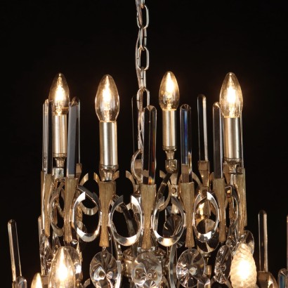 Sciolari Lamp Glass Italy 1970s-1980s