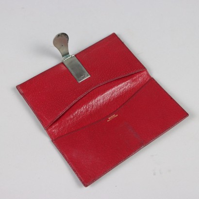 Portefeuille Vintage Gucci Cuir Italie Années 1960