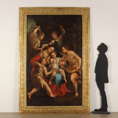 arte, arte italiana, pittura antica italiana,Dipinto con Madonna con Bambino San Gi,Madonna con Bambino San Giovannino e ,Madonna con Bambino San Giovannino e ,Madonna con Bambino San Giovannino e