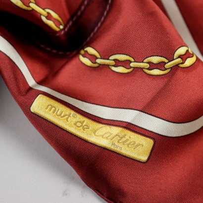 Vintage Scarf Must de Cartier Silk France